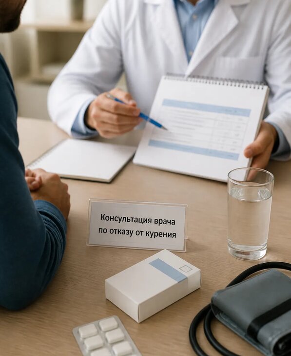 Консультация врача по отказу от курения для взрослых в Туле